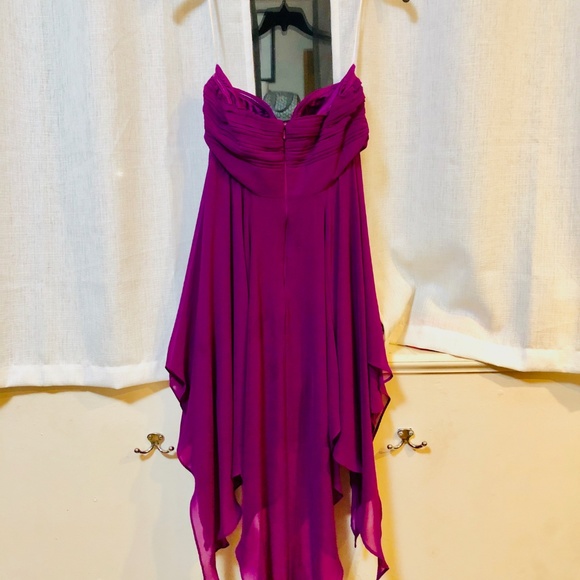 Sexy Strapless GB Chiffon Dress - Picture 2 of 2